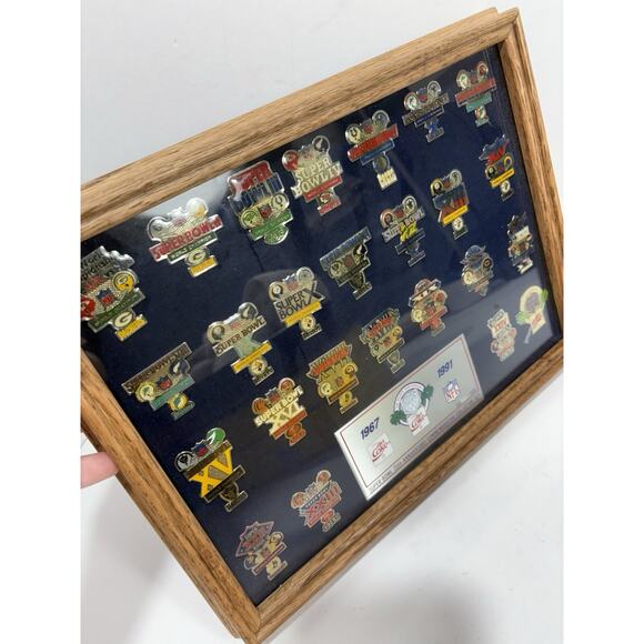 NFL SUPER BOWL XXV PIN SET COCA-COLA 1991 COMMEMORATIVE LIMITED 1500 PETER DAVID - Picture 3 of 10